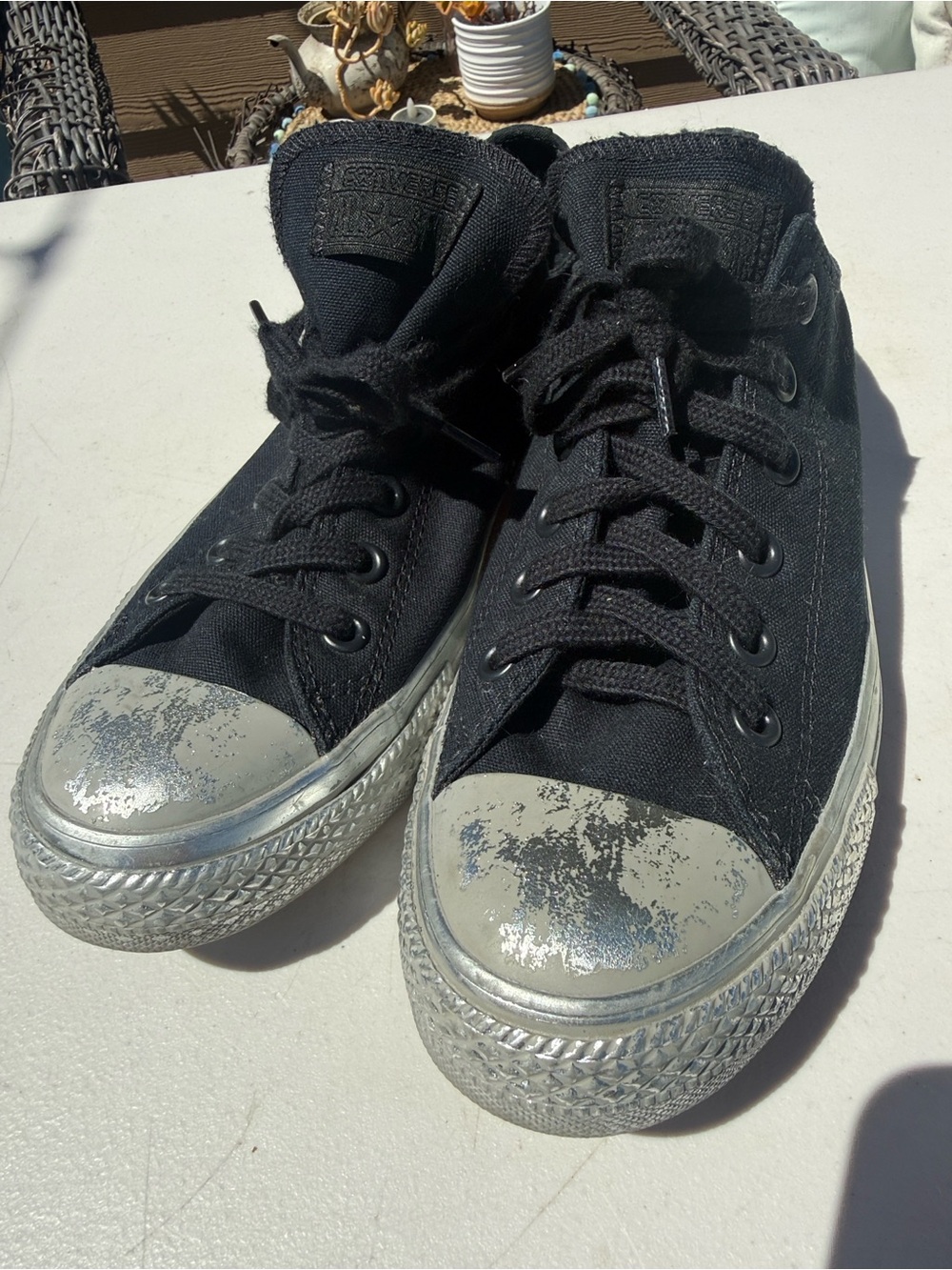 New "Metallic Chucks"Converse Unisex Chucks All Star Metallic finish M8/W10